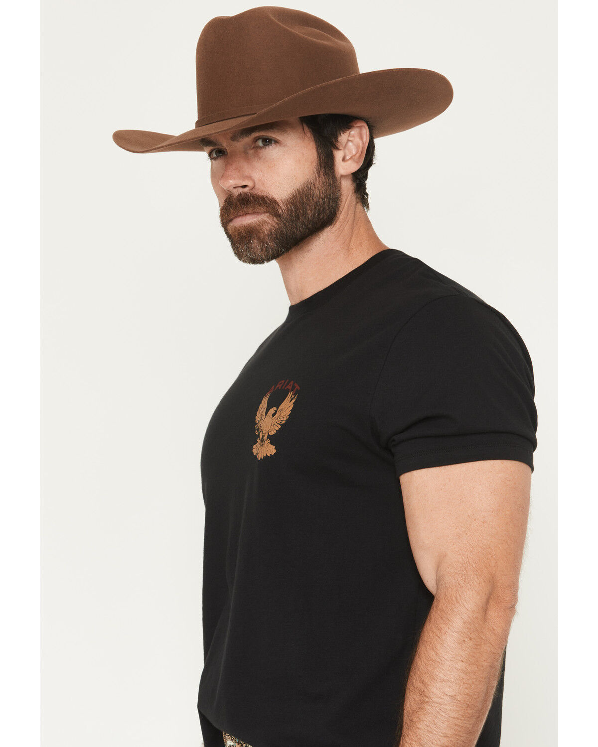 Product Name:  Ariat Men's Rustic Eagle Short Sleeve Graphic T-Shirt