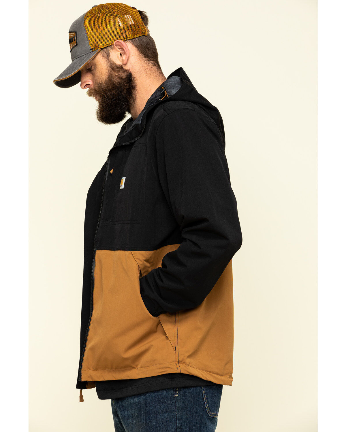 Image #3 - Carhartt Men's Storm Defender Midweight Hooded Work Jacket , , hi-res