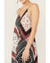 Image #3 - Shyanne Women's Patchwork Printed Sleeveless Midi Dress, Indigo, hi-res