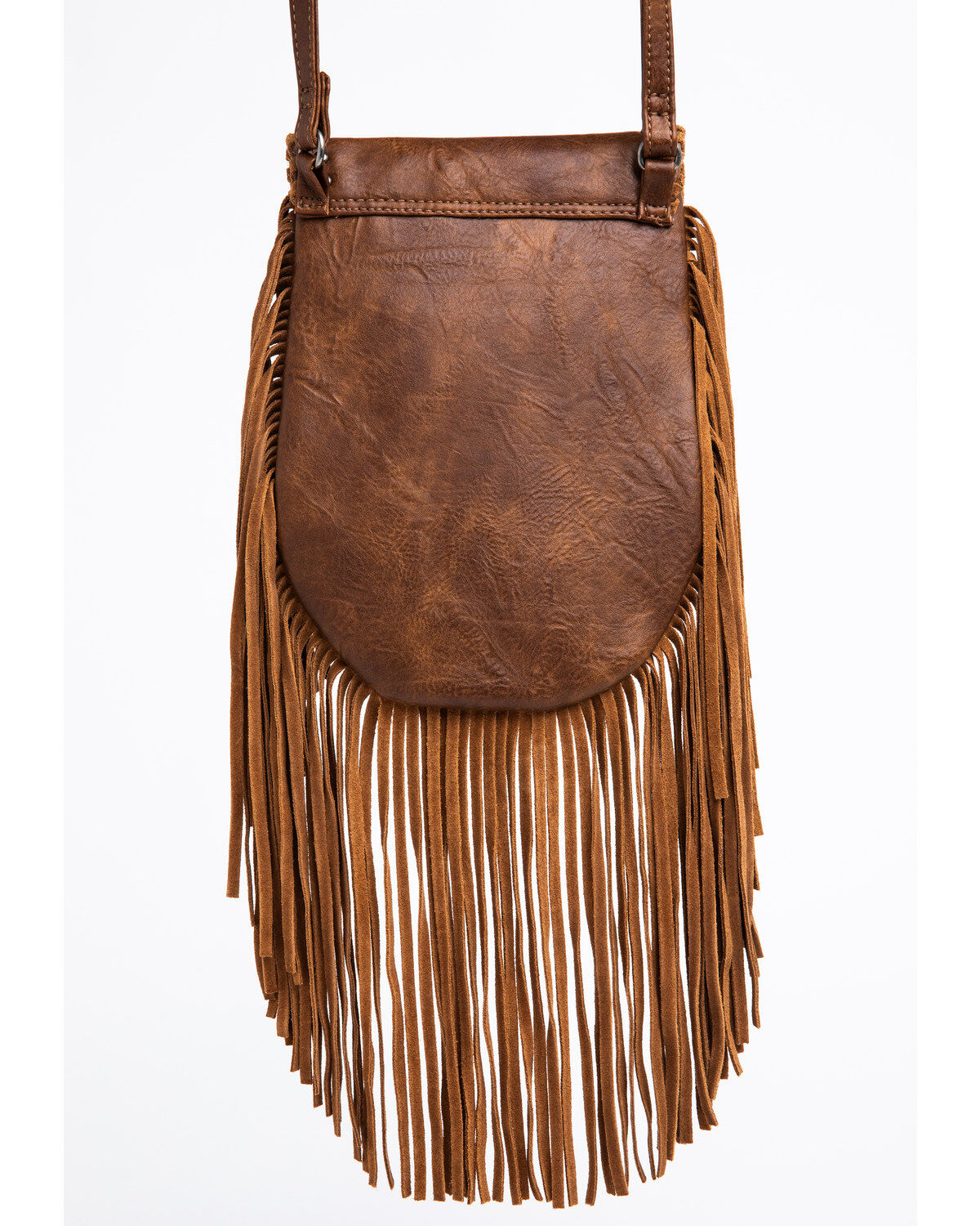 Image #3 - Shyanne Women's Embroidered Boot Stitch Crossbody Bag, Brown, hi-res