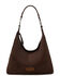 Image #5 - Wrangler Women's Floral Tooled Hobo Bag with Pouch, Coffee, hi-res