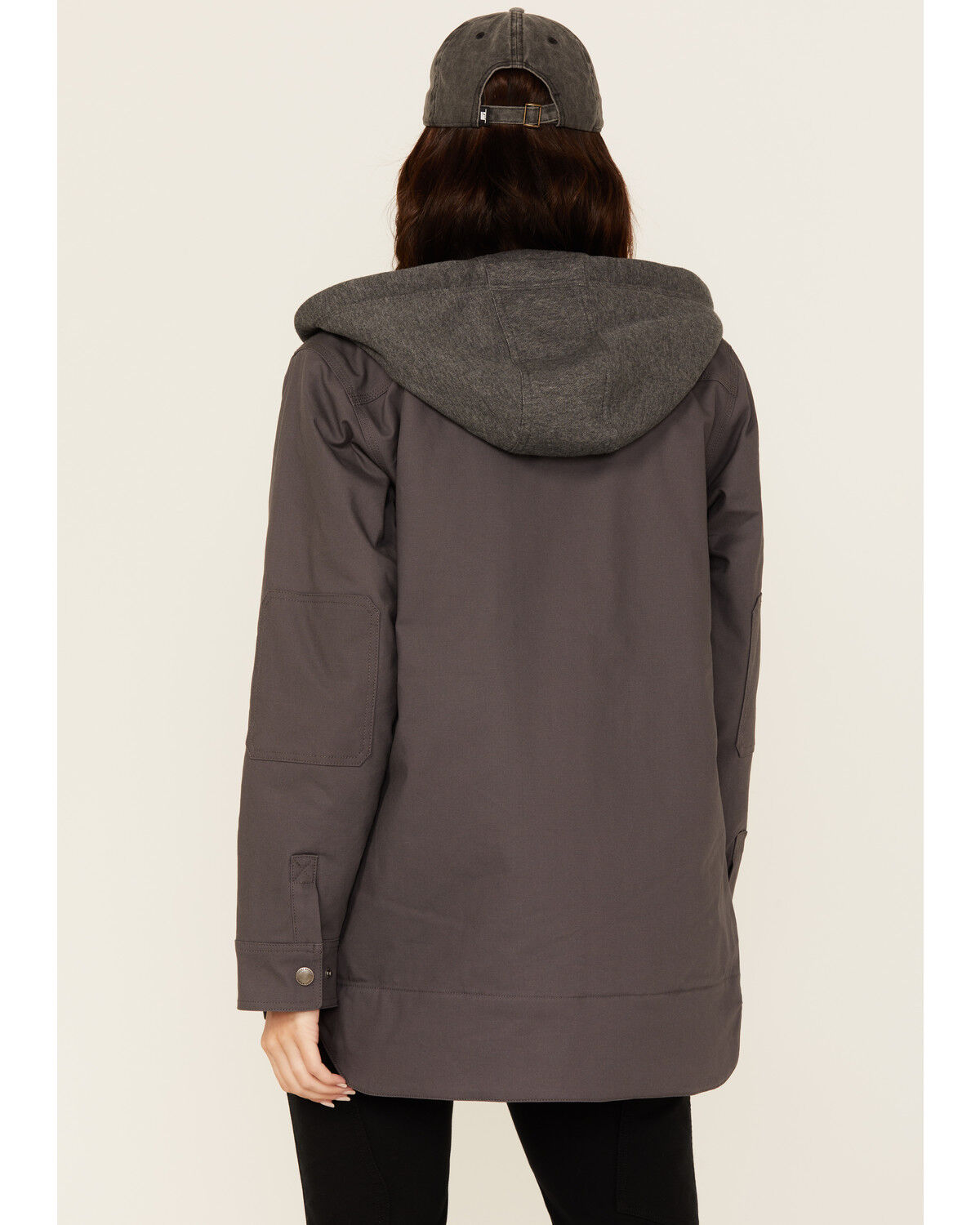 Image #4 - Lucky Brand Workwear Women's Canvas Jacket, Grey, hi-res