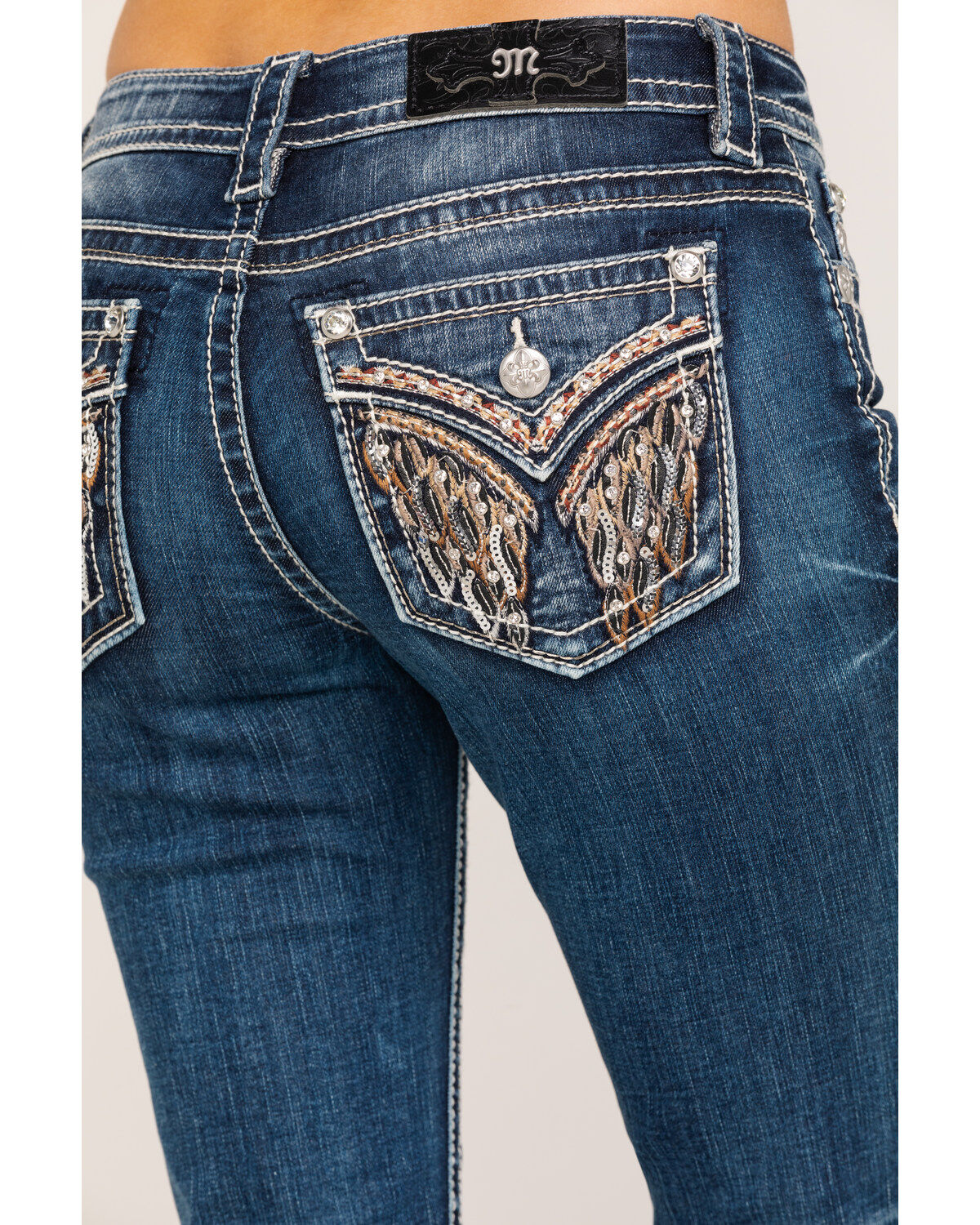 miss me angel wing jeans