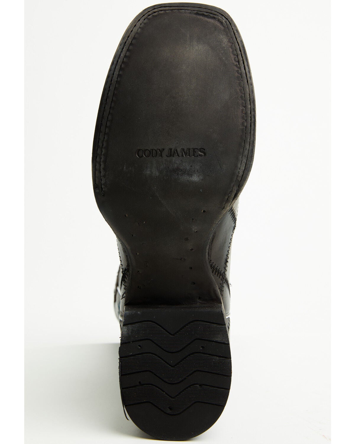 Image #7 - Cody James Men's Tomahawk Tall Western Boots - Broad Square Toe, Black, hi-res