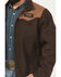 Image #3 - Cinch Men's Wooly Zip-Up Jacket, Brown, hi-res