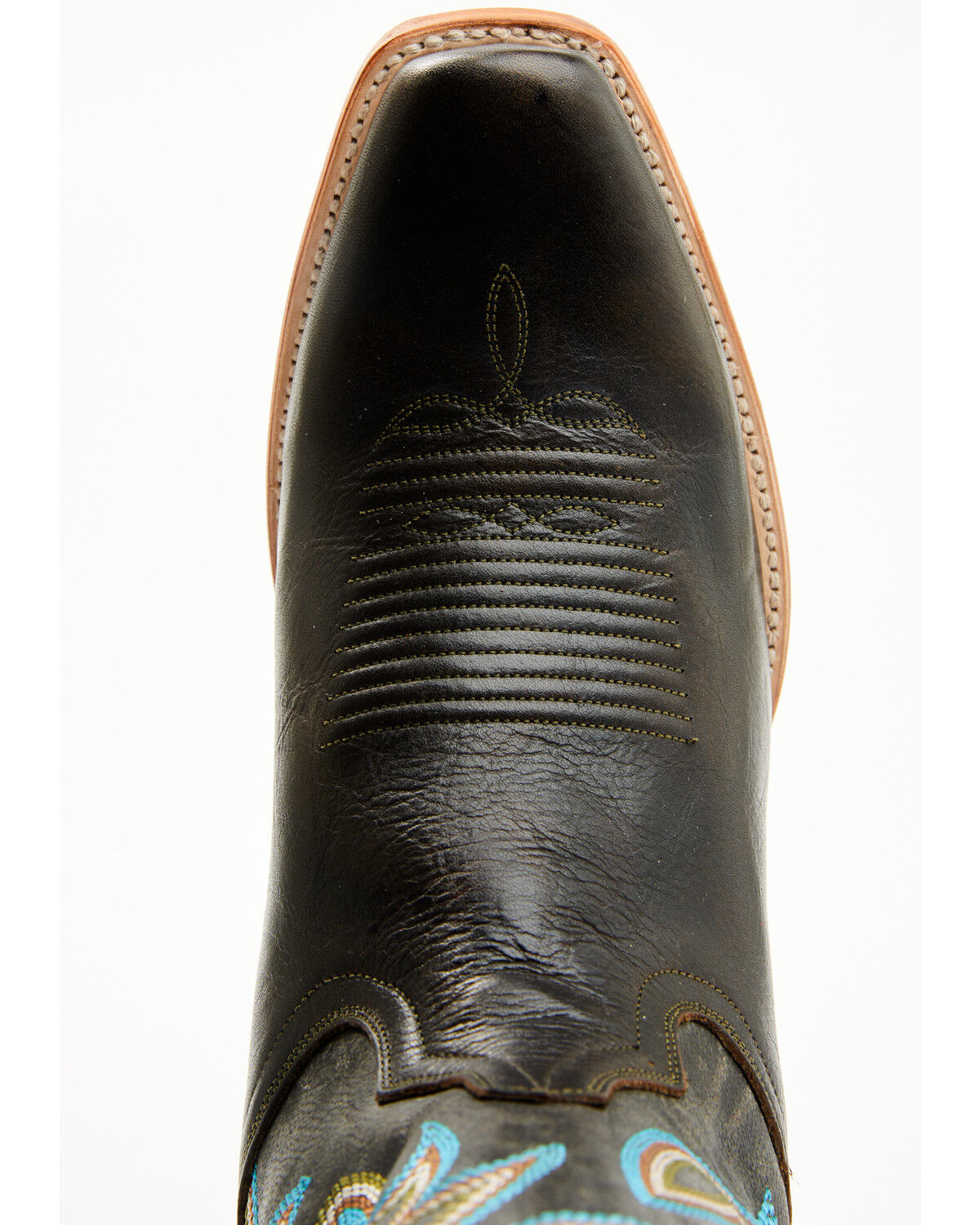 Image #6 - Dan Post Men's Freeman Western Boots - Square Toe, Brown, hi-res
