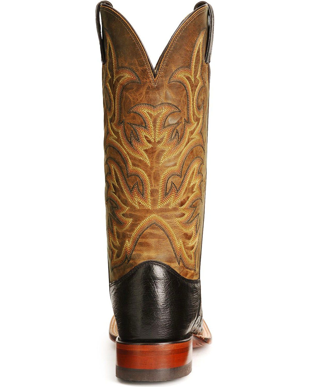 justin exotic square toe boots