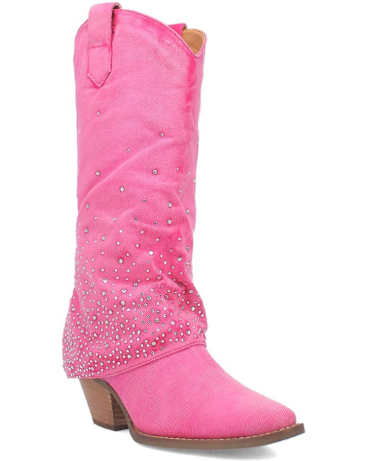 Image #1 - Dingo Women's Eye Candy Denim Western Boots - Round Toe, , hi-res