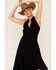 Scully Women's Ruffled Halter Dress, Black, hi-res