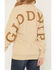 Image #4 - Blue B Women's Embroidered Giddy Up Patch Crewneck Sweatshirt, Tan, hi-res