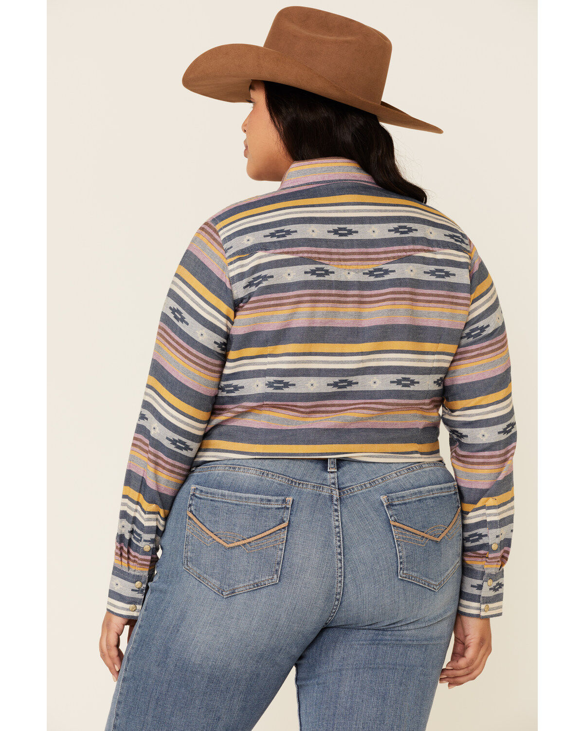 Image #4 - Ariat Women's R.E.A.L. Sunset Beauty Long Sleeve Western Shirt - Plus, , hi-res