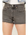 Levi's Women's Original Distressed Shorts, Black, hi-res