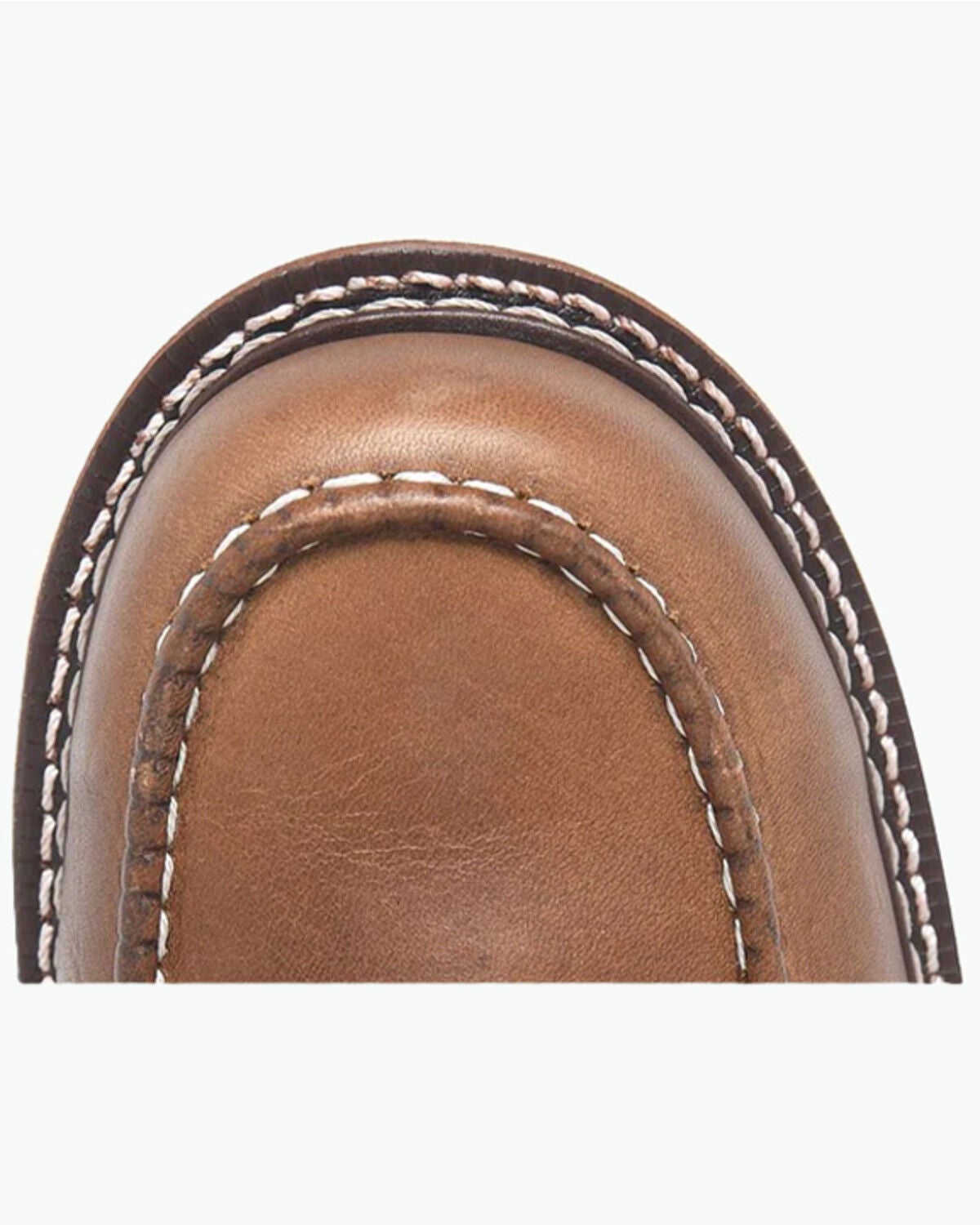 Image #6 - Carolina Men's AMP 6" Roughout Moc Wedge Work Boots - Soft Toe, Brown, hi-res