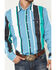 Image #3 - Wrangler Men's Vintage Brushpopper Striped Print Long Sleeve Snap Western Shirt, Multi, hi-res