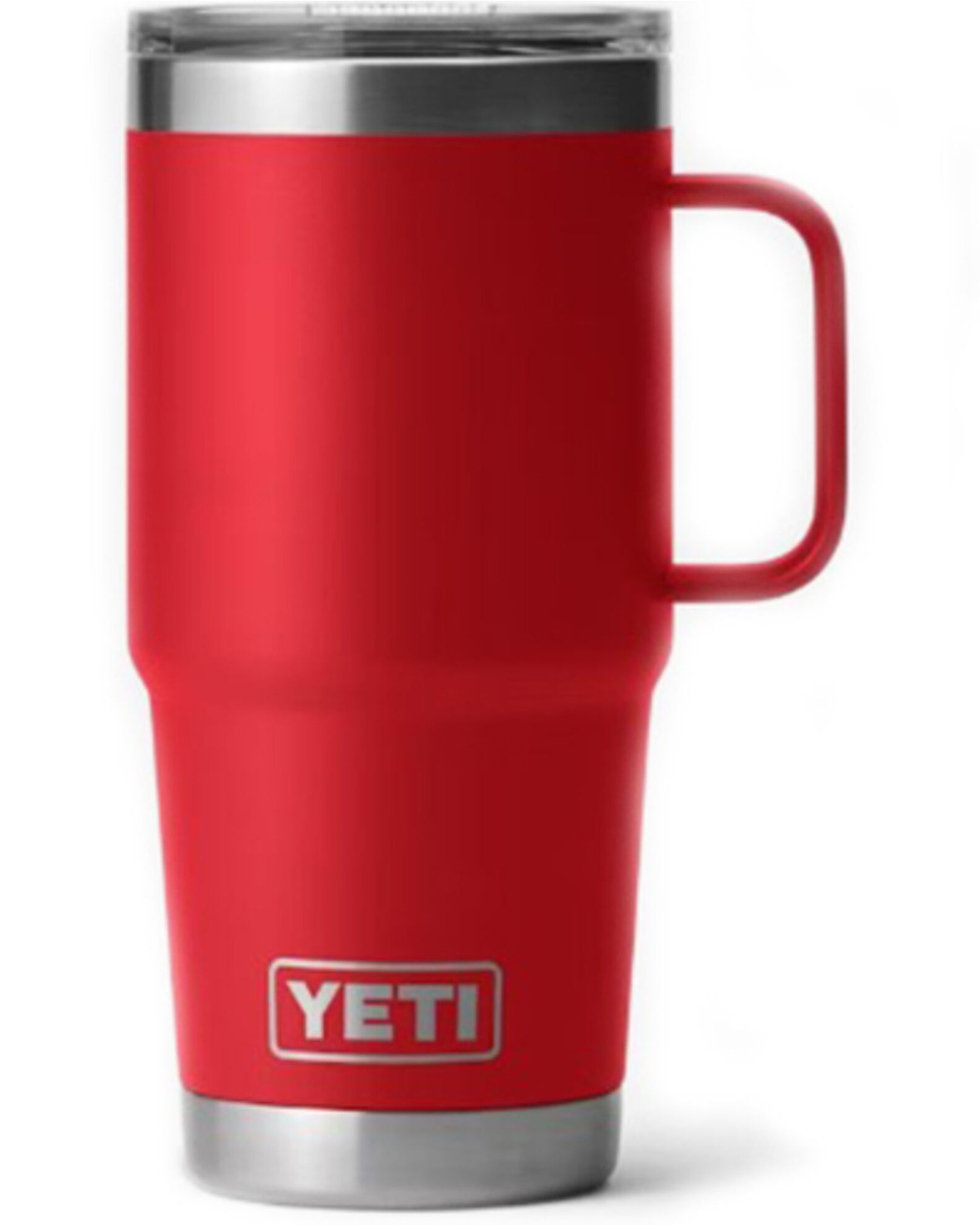 YETI RAMBLER 20 OZ TRAVEL MUG RESCUE RED