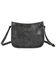 Justin Women's Graphite & Black Fringe Shoulder Bag , Black, hi-res