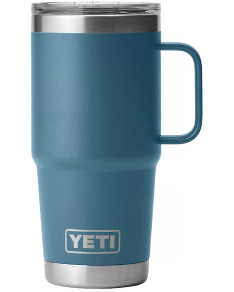 Yeti Rambler 20 oz Stronghold Lid Travel Mug - Nordic Blue, Blue, hi-res