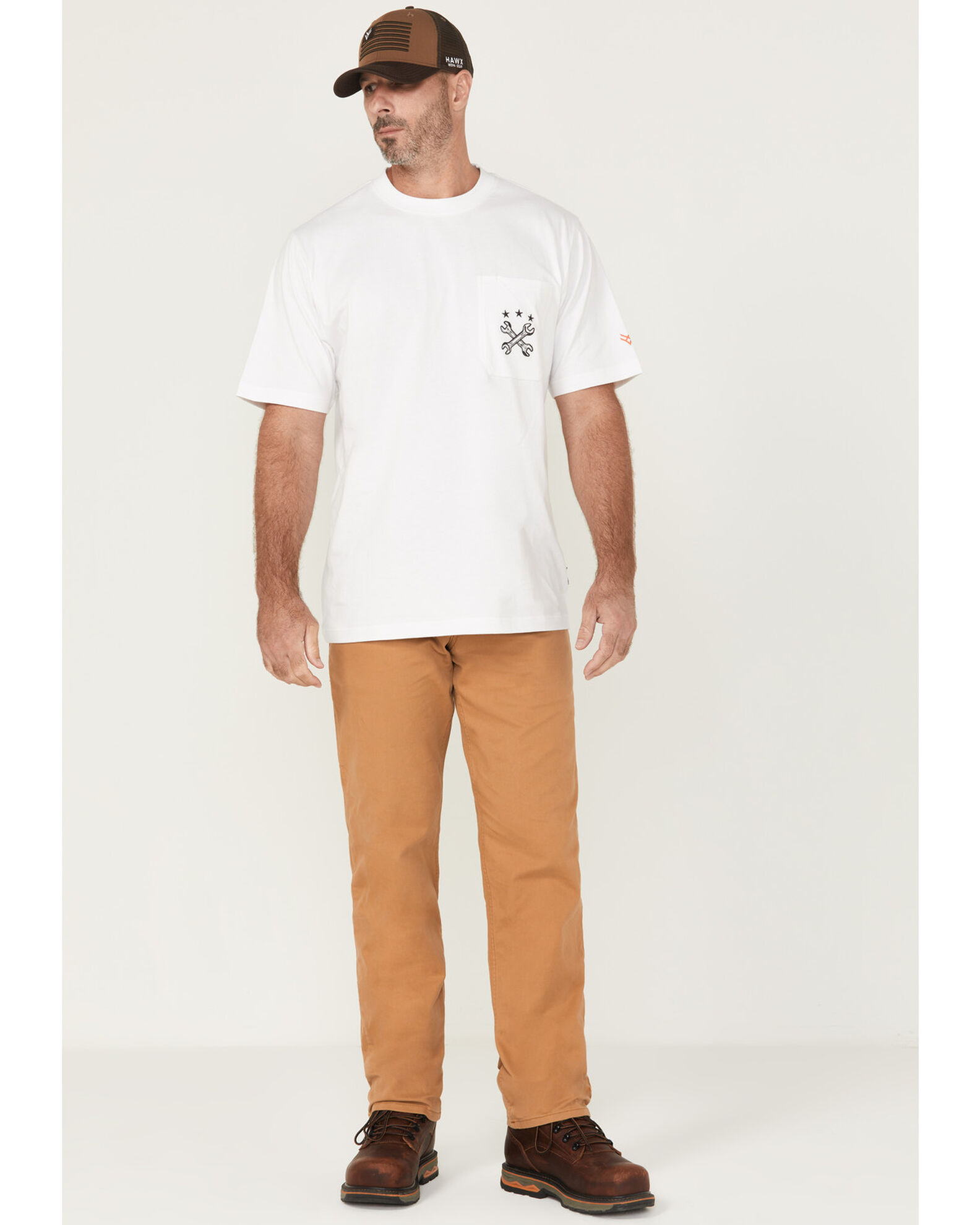 Image #1 - Carhartt Men's Rugged Flex Rigby Five-Pocket Jeans, Pecan, hi-res