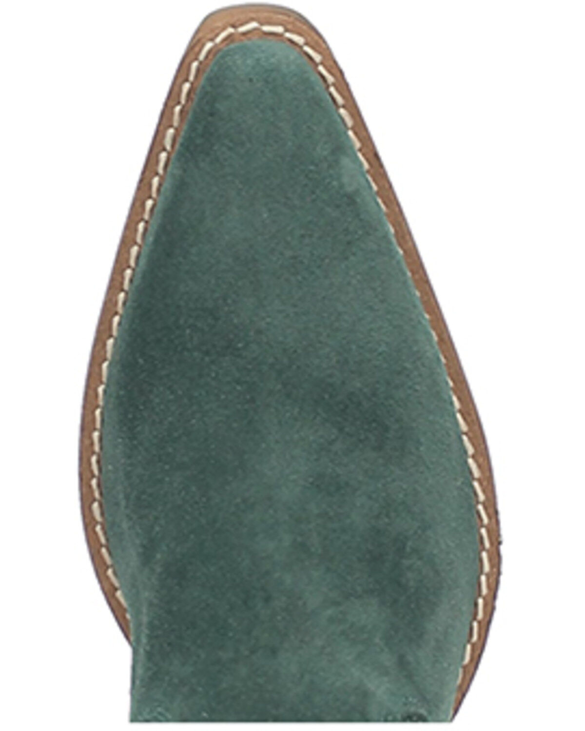Image #6 - Dingo Women's Wild Child Suede Fringe Tall Western Boots - Snip Toe, Green, hi-res