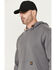 Image #3 - Hawx Men's Hawx Fleece Hooded Sweatshirt, Grey, hi-res