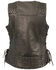Image #2 - Milwaukee Leather Women's Lightweight Lace To Lace Snap Front Vest - 5X, Black, hi-res