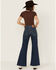 Image #3 - Levi's Women's A New York Moment Medium Wash High Rise Stretch Wide Leg Jeans, Medium Wash, hi-res