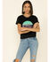 Levi's Women's Round Graphic Surf Tee, Black, hi-res