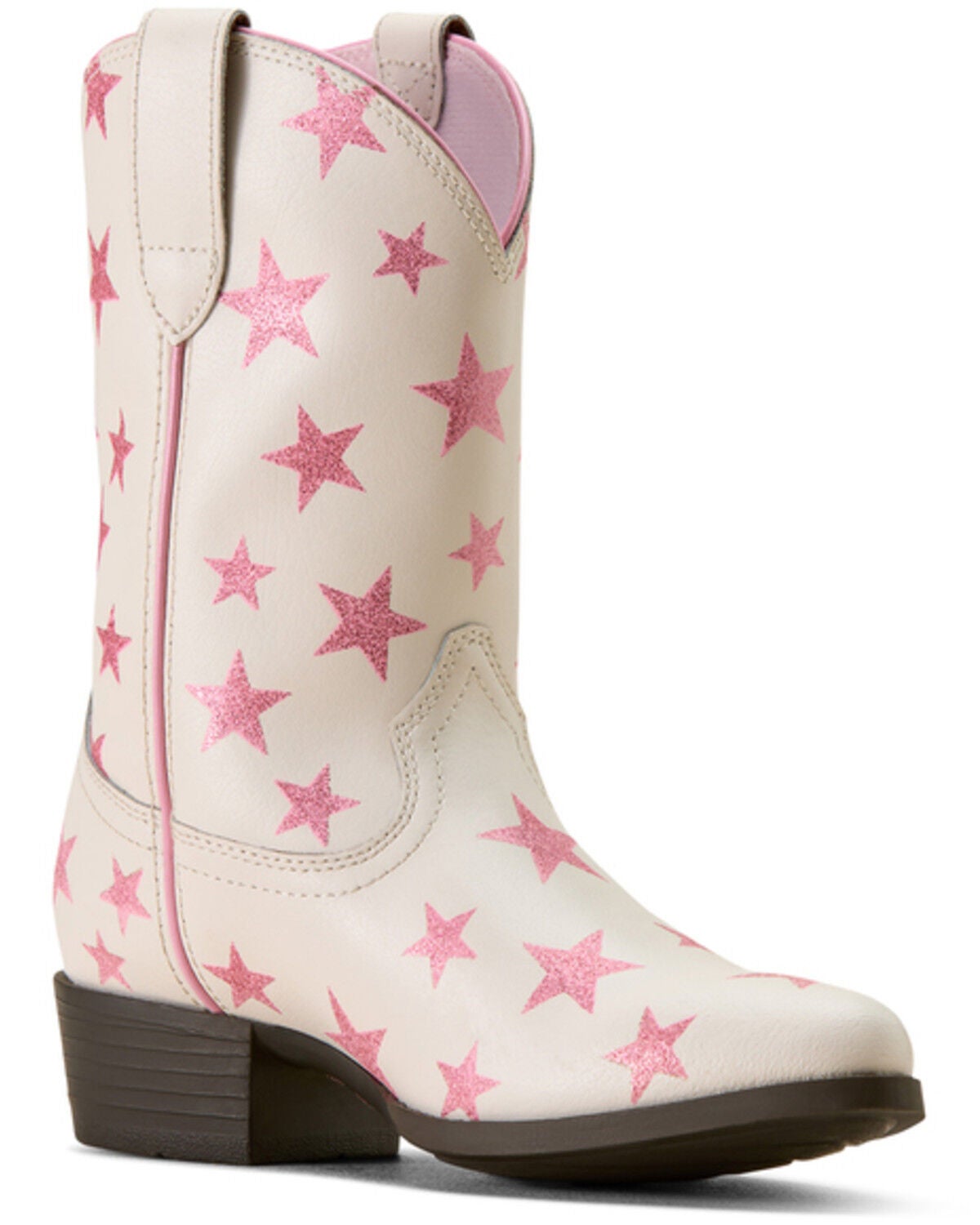Ariat Girls' Palmer Star Western Boots - Round Toe, Multi, hi-res