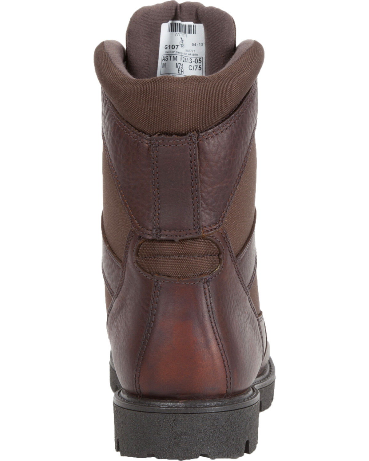 Image #6 - Georgia Men's Homeland Waterproof Insulated Work Boots, Brown, hi-res