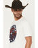 Image #2 - Cody James Men's Round Up Short Sleeve Graphic T-Shirt, Cream, hi-res
