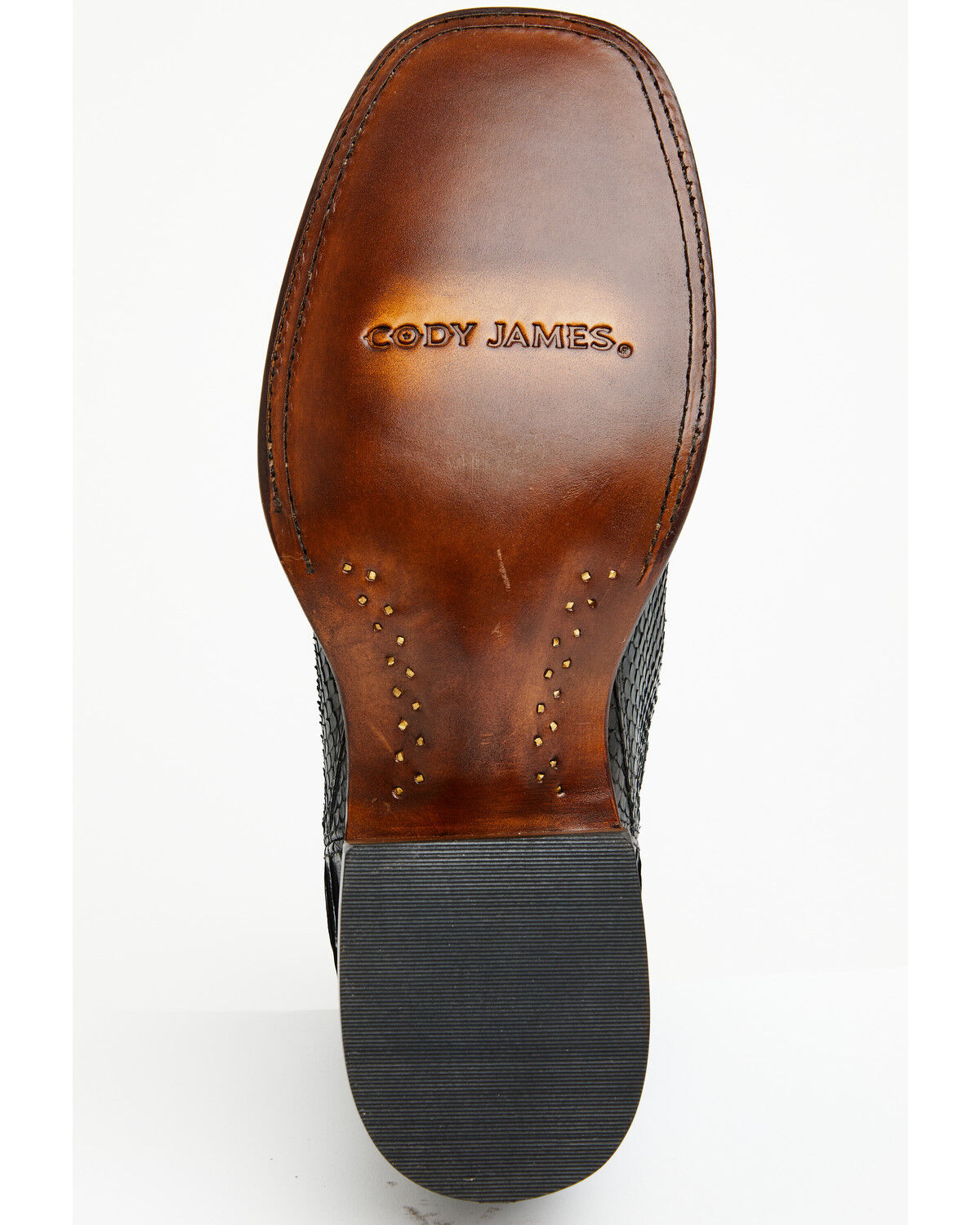 Image #7 - Cody James Men's Hash Exotic Python Western Ankle Boots - Broad Square Toe, Black, hi-res