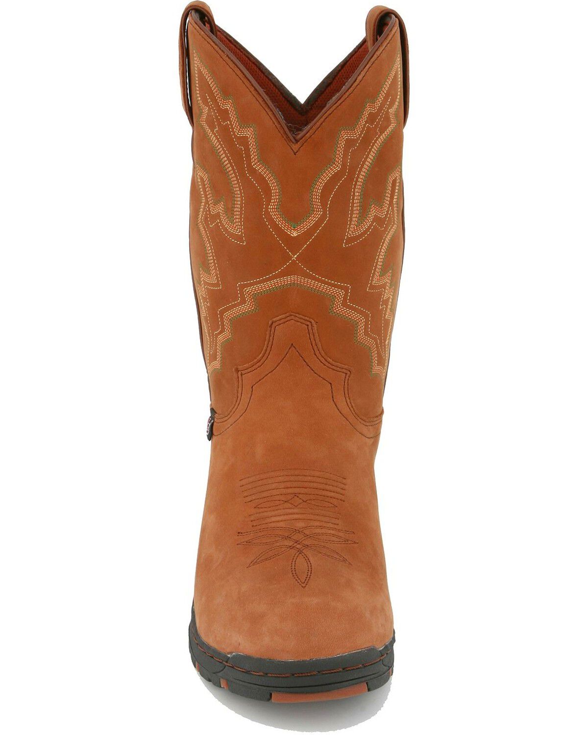 Image #4 - Justin Men's George Strait Twang Waterproof Cowboy Work Boots - Round Toe, , hi-res