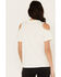 Blended Women's Cold Shoulder Country Heart Short Sleeve Graphic Tee, Ivory, hi-res