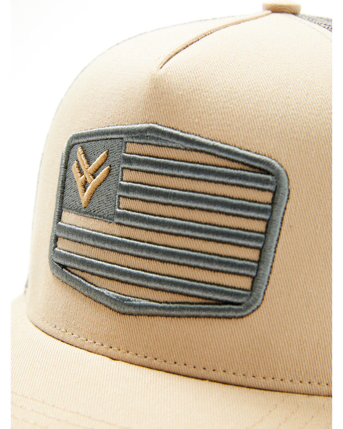 Image #2 - Hawx Men's Oakley American Flag Ball Cap, Tan, hi-res