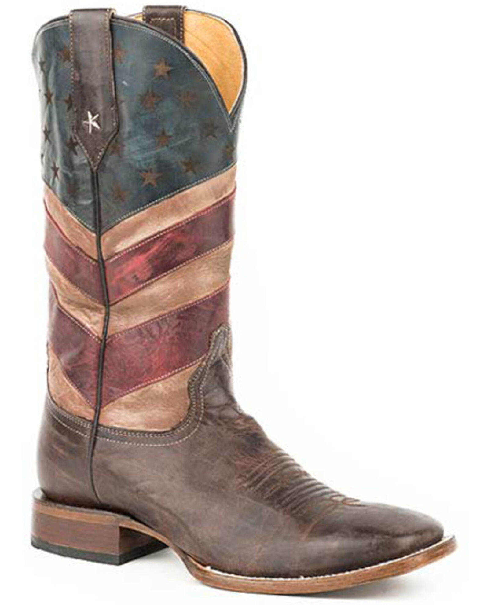Men's cheap patriotic boots