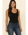 Image #4 - Wrangler Women's Dark Wash Straight Leg Jeans, Dark Blue, hi-res