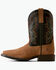 Image #2 - Ariat Boys' Hybrid Rancher Performance Western Boots - Broad Square Toe, Brown, hi-res