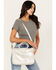 Hobo Women's Sheila Medium Satchel, Silver, hi-res