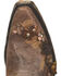 Image #7 - Corral Women's Tobacco Floral Overlay Embroidered Stud and Crystals Cowgirl Boots - Snip Toe, , hi-res