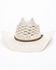 Image #4 - Cody James Twist Cord 15X Bangora Straw Cowboy Hat, Natural, hi-res