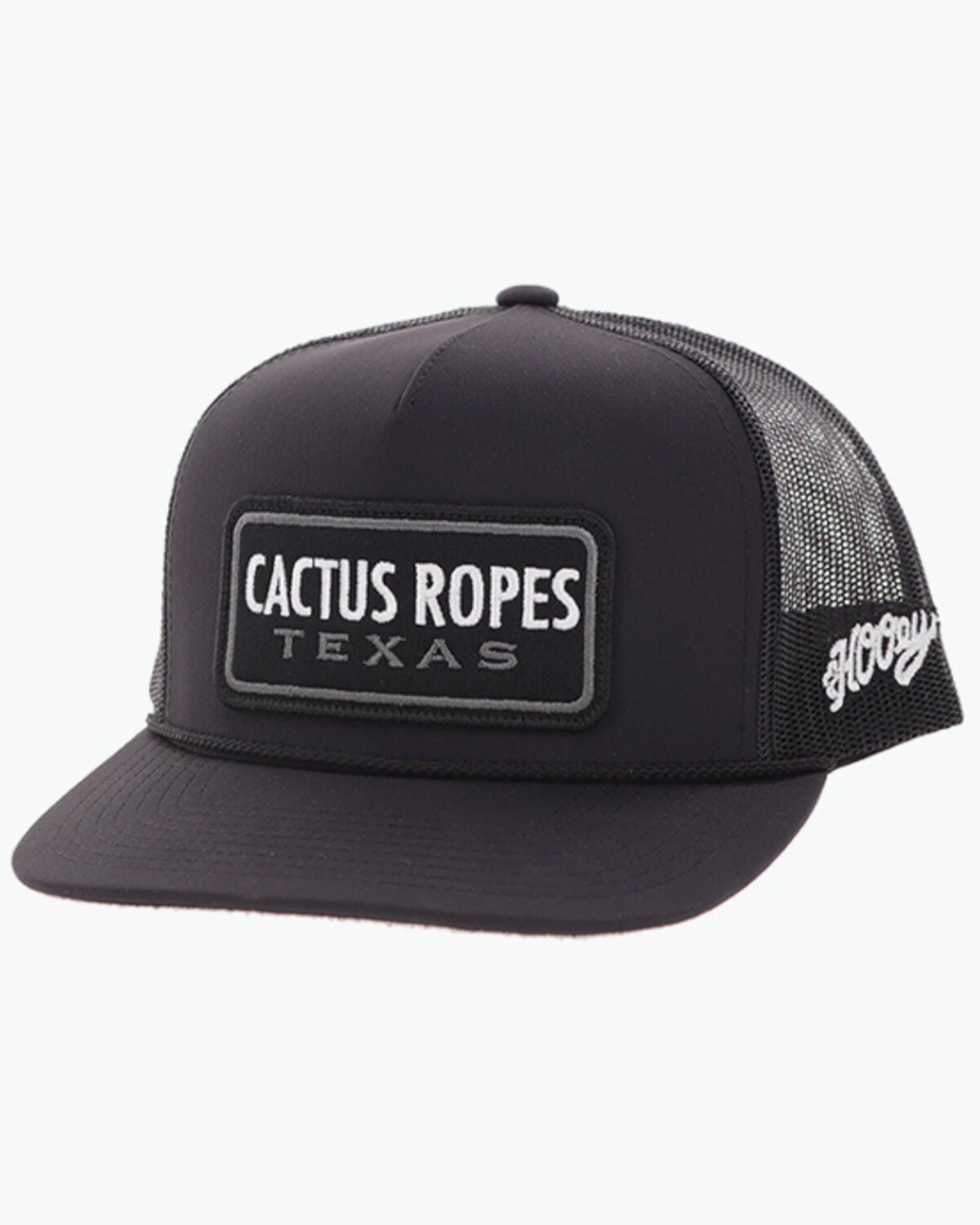 Hooey Men's Cactus Ropes Trucker Cap, Black, hi-res