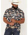 Image #1 - Rock & Roll Denim Men's Camo Print Short Sleeve Button-Down Polo Shirt, Charcoal, hi-res