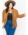 Image #5 - Liberty Wear Bone Bead & Fringe Leather Jacket - Plus, , hi-res