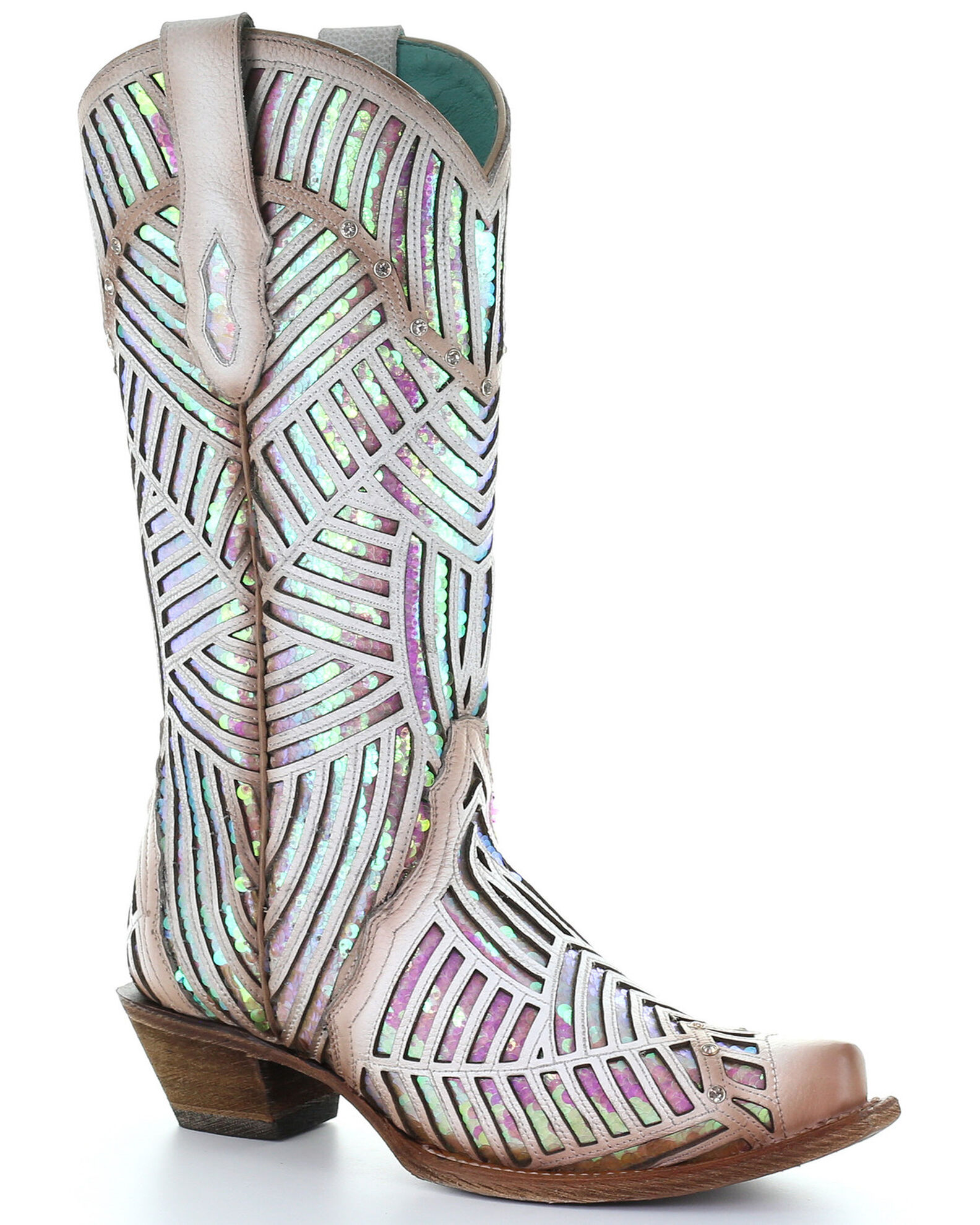 Corral boots white discount