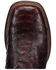 Image #6 - Dan Post Men's Alamosa Exotic Ostrich Western Boots - Broad Square Toe, Black Cherry, hi-res