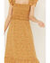 Image #3 - Yura Women's Boot Barn Exclusive Ditsy Floral Ruffle Sleeveless Midi Dress, , hi-res