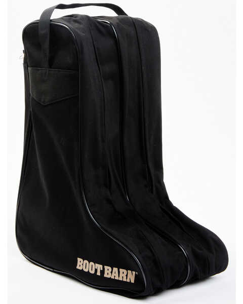 Boot Barn Canvas Boot Bag, Black, hi-res