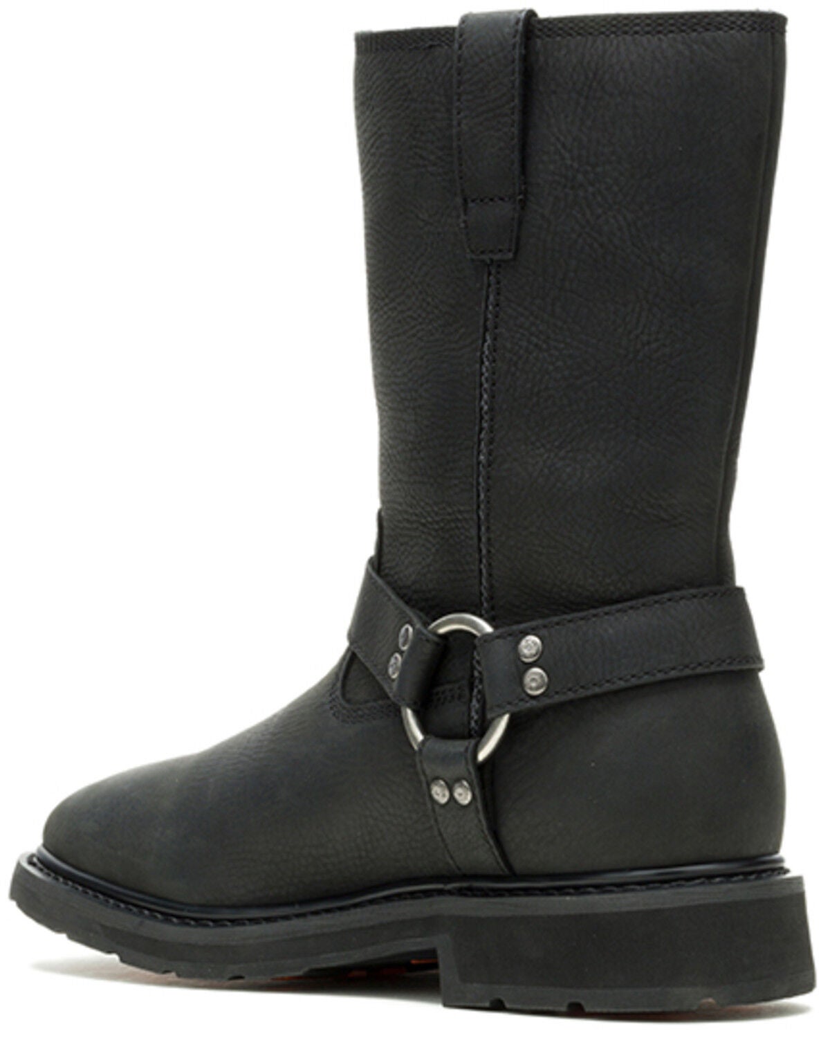 Image #2 - Harley Davidson Men's Altman Harness Motorcycle Boots - Broad Square Toe, Black, hi-res