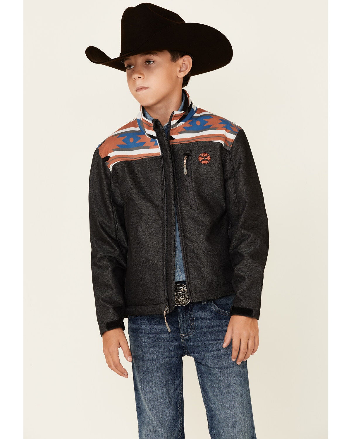 HOOey Youth Boys' Southwestern Yoke 