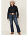 Image #1 - Ariat Women's Mid Rise Miriam Bootcut Irvine Jeans - Plus, Dark Wash, hi-res